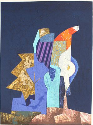 GIANNI DOVA, "Figura nella notte", anni '70 - GIANNI DOVA, "Figura nella notte", anni 