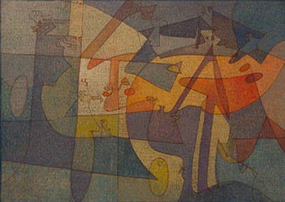 VINCENZO BALSAMO, Senza titolo, 1997 - VINCENZO BALSAMO, Senza titolo, 1997, olio su tela, cm 49 