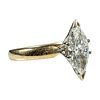 Ladies Vintage 14k Yellow Gold Ring with One .75 Carat Marquise Diamond
. Ladies Vintage 14k Image - 1