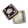 Pair of Neoclassical Wedgwood Jasperware Dishes in Red and White. The Trinket Box features Image - 1