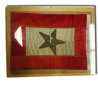 A U.S. Blue Star Service Flag, WWI-Era. A U.S. BLUE STAR SERVICE FLAG, WWI-ERA. A pieced cotton 