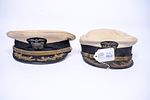 Pair of Commander Joseph Reeves White Top Admirals Hats. One hat was from Reeves' time served Image - 1