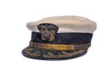 Pair of Commander Joseph Reeves White Top Admirals Hats. One hat was from Reeves' time served Image - 2