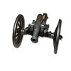 Pair of Replica Cannons From Different Eras. Denix Civil War Miniature 12 Pounder Replica Cannon Image - 2