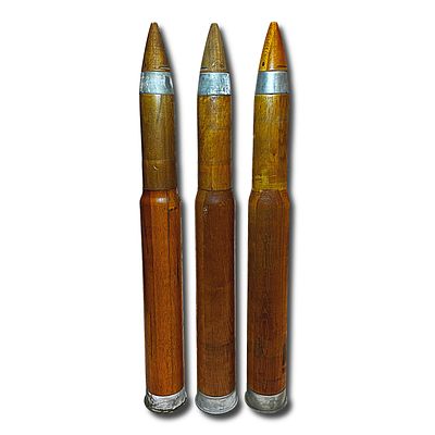 WW2 US Wood Navy Mk-6 Practice Dummy Cartridge 
. WW2 US Wood Navy Mk-6 Practice Dummy 