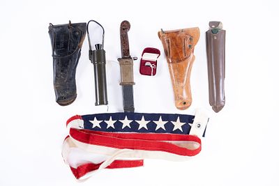 Collection of Various Militaria including a Romanian AKM TYP I Bayonet, A WWII Military M39C 