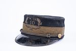 Collection of Civil War Era Hats. 1 Grey Union Civil War Kepi with Badge D.H. lined with satin Image - 4
