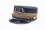 Collection of Civil War Era Hats. 1 Grey Union Civil War Kepi with Badge D.H. lined with satin Image - 5