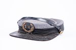 Collection of Civil War Era Hats. 1 Grey Union Civil War Kepi with Badge D.H. lined with satin Image - 6