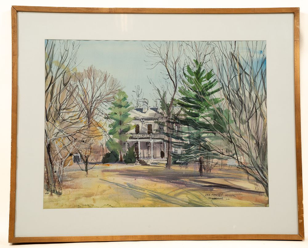 John Manship, American, 1927 - 2000, Edwardsville, Illinois, Watercolor on Paper. John Manship 