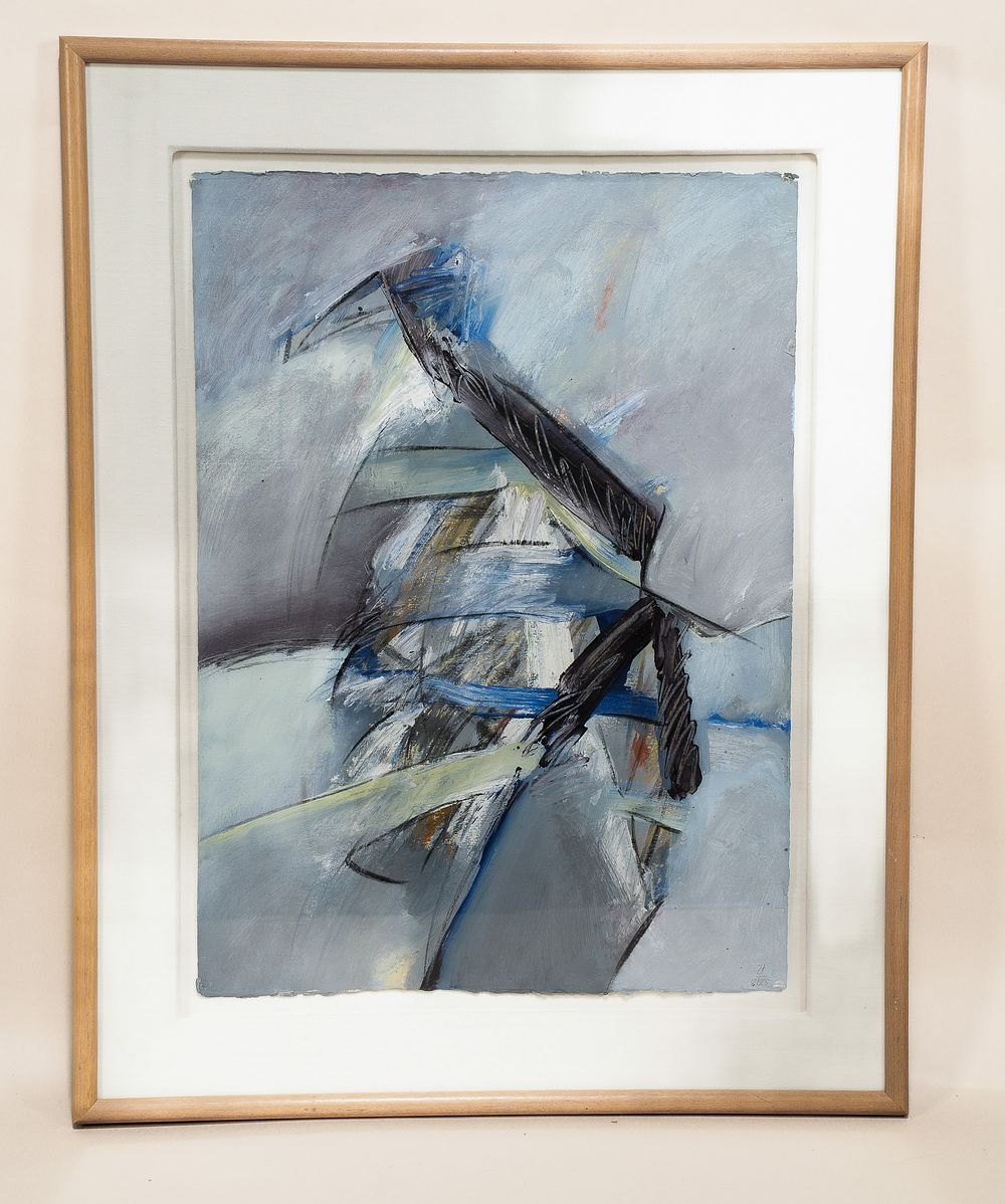 Joyce Rezendes, American, 1937, Untitled, Oil on Paper. Joyce Rezendes, American, 1937 
Untitled 