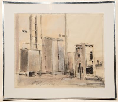 Unknown, Untitled, Watercolor Chalk and Charcoal on Paper. Unknown 
Untitled, 1971 
Watercolor 