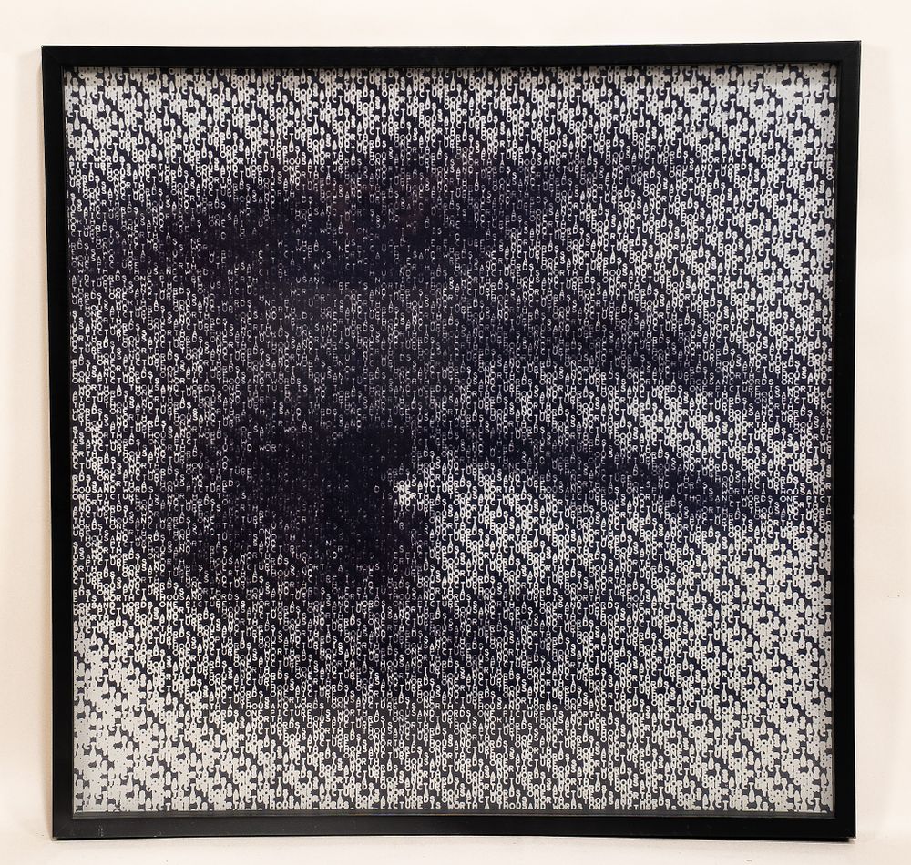 Manfred R Schroeder, German, 1926 - 2009, Eye II or One Picture Is Worth a Thousand Words 