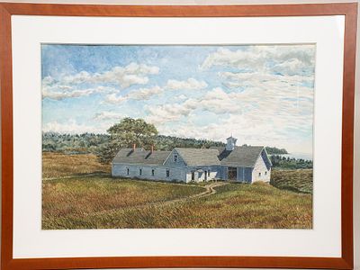 Mallow, Untitled, Watercolor. Mallow 
Untitled 
Watercolor, H 25.5 x W 37.25 x D 1 inches 