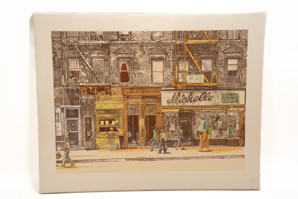 Michael Kule, Ninth Avenue Series, Lithograph. Michael Kule 
Ninth Avenue Series, 1974 