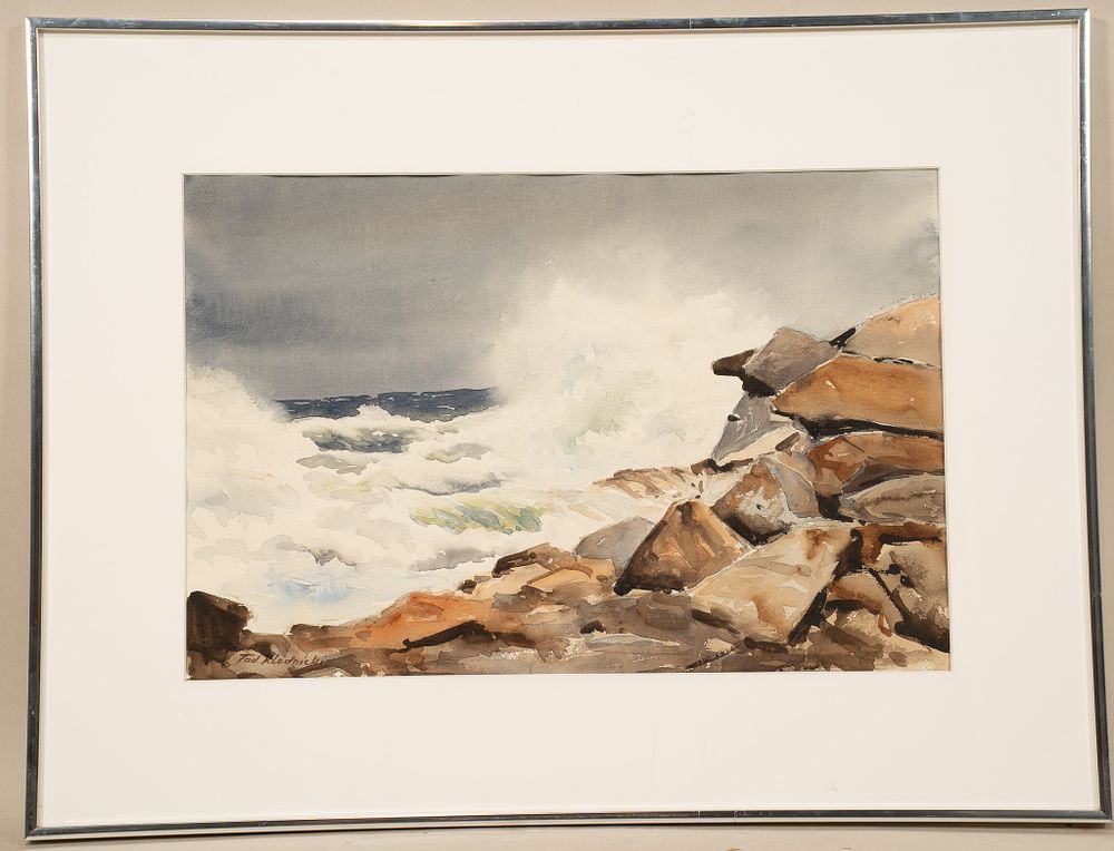 Thaddeus Klodnicki, Polish-American, 1904 - 1982 , Untitled, Watercolor on Paper. Thaddeus 