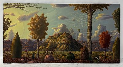 Robert D. Cocke, American 1950 - , My Eden, Oil on Canvas. Robert D. Cocke, American 1950 - 
My 