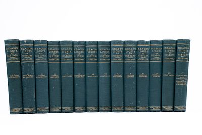 14-Volume Set, John Lord, Beacon Lights of History, 1902. Beacon Lights of History Volumes 