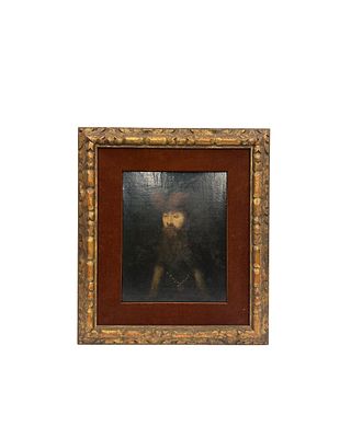 School of Rembrandt van Rijn, Portrait of a Man with Gold Chain, Oil on Canvas
. School of 
