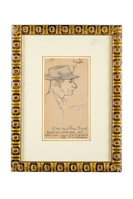 Gianfilippo Usellini (1903 - 1971) - Portrait of G. Calognese. 1955
Technique: mixed media on