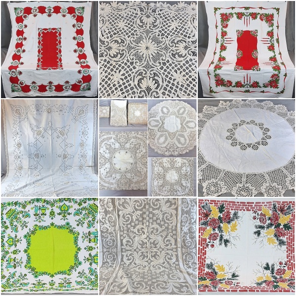 Dana Auctions | Vintage Linens and Lace for the Season!