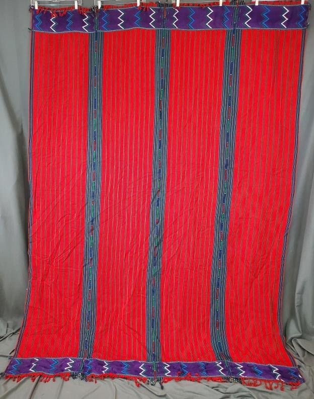 Lot 183: Vintage South American Brightly Colored Blanket