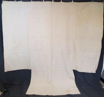 Lot 217: Antique Whole Cloth White Quilt