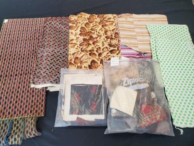 Lot 239: Group of Vintage Fabrics - Laura Fisher Estate