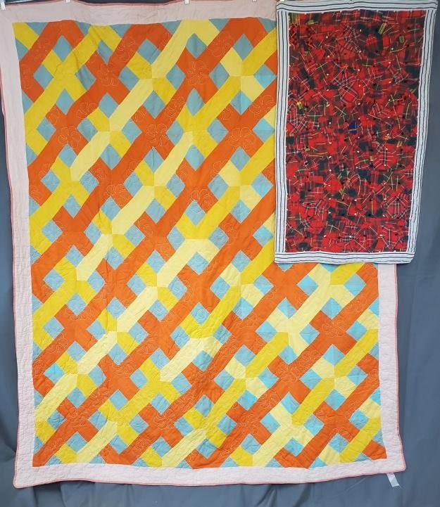 Lot 249: Vintage Baby Comfort with Machine Quilted Sample