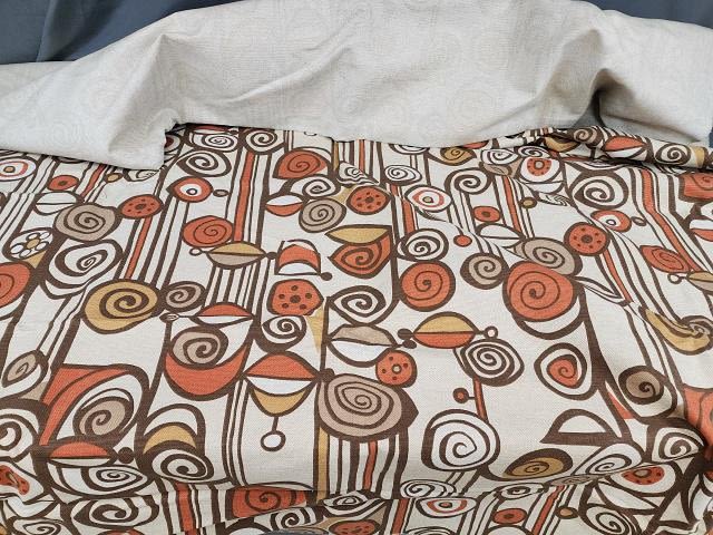 Lot 282: Vintage MCM Home Decor Fabric