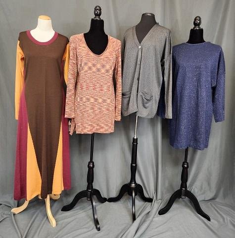 Lot 173: 4 Vintage Ladies Knits - Le Copains Dress - L