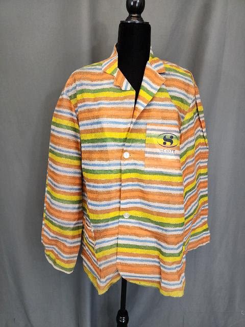 Lot 176: Vintage Striped Paper Jacket by Scott