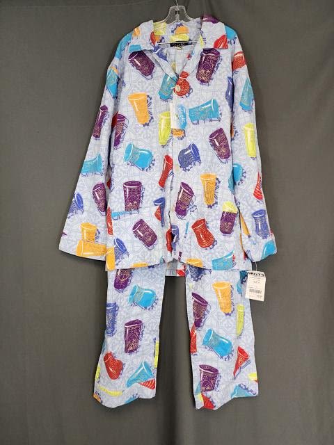 Lot 183: Vintage Nick and Nora Pajamas - Moroccan Tea