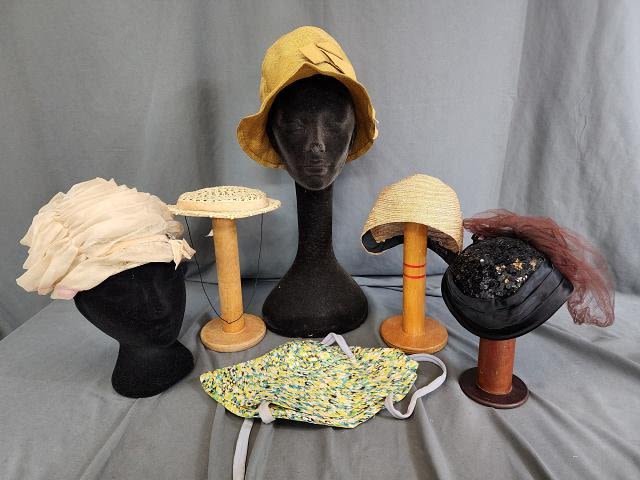 Lot 199: 6 Vintage Ladies Hats