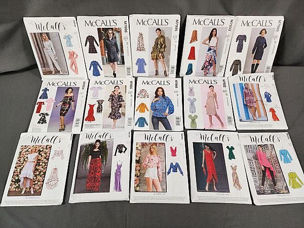 Lot 314: 15 Uncut McCall's Sewing Patterns Sizes L-XL