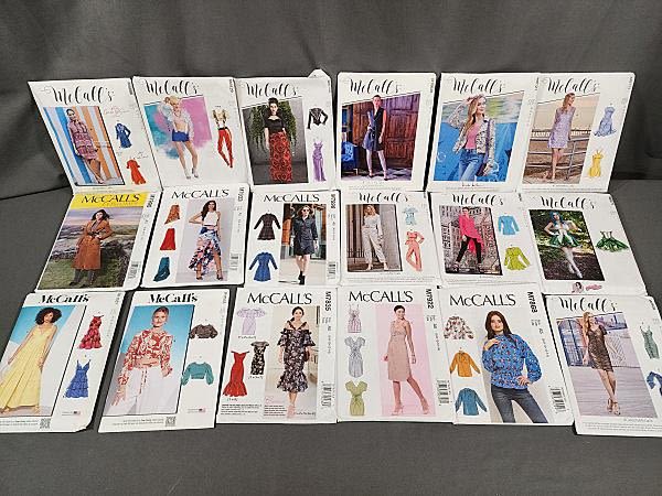 Lot 317: 18 Uncut McCall's Sewing Patterns Sizes A5