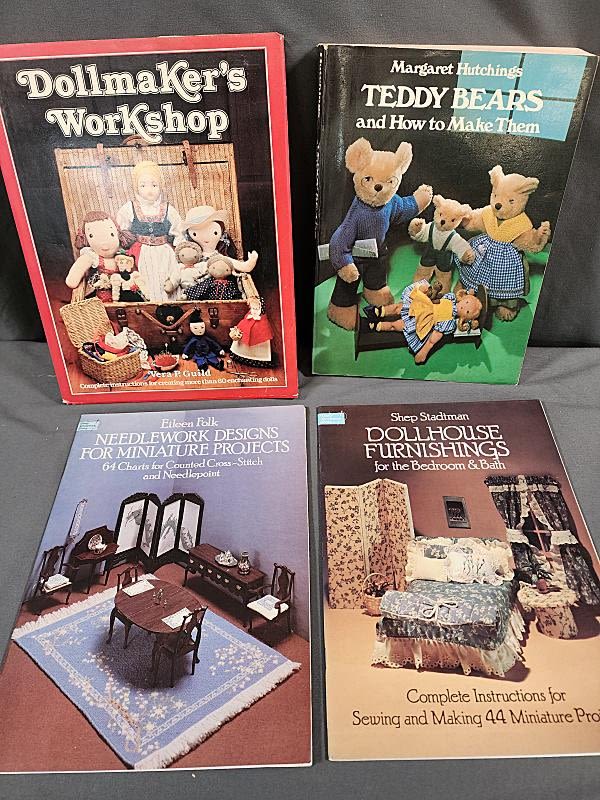 Lot 323: 4 Doll & Doll House Books