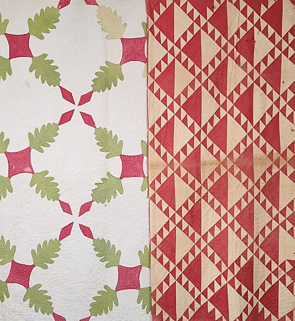 Lot 175: 2 Antique 19th Century Quilts - As It