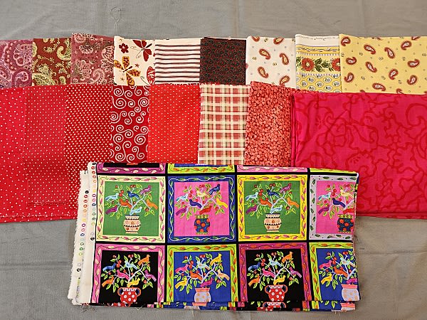 Lot 210: 10 lbs Quilt Fabric 1990-2010 - Reproductions