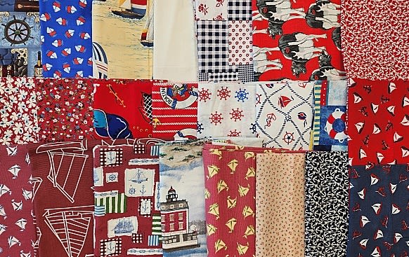 Lot 226: 10 lbs Fabric 1990-2010 - Nautical