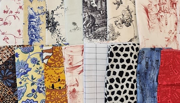Lot 228: 10 lbs Home Decor Fabric 1990-2010 - Laura Ashley