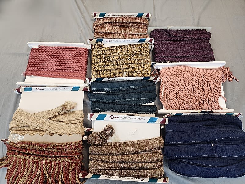 Lot 231: 10 Bolts of Decorative Trim - Group 1