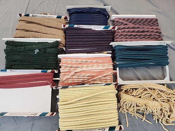 Lot 232: 10 Bolts of Decorative Trim - Group 2