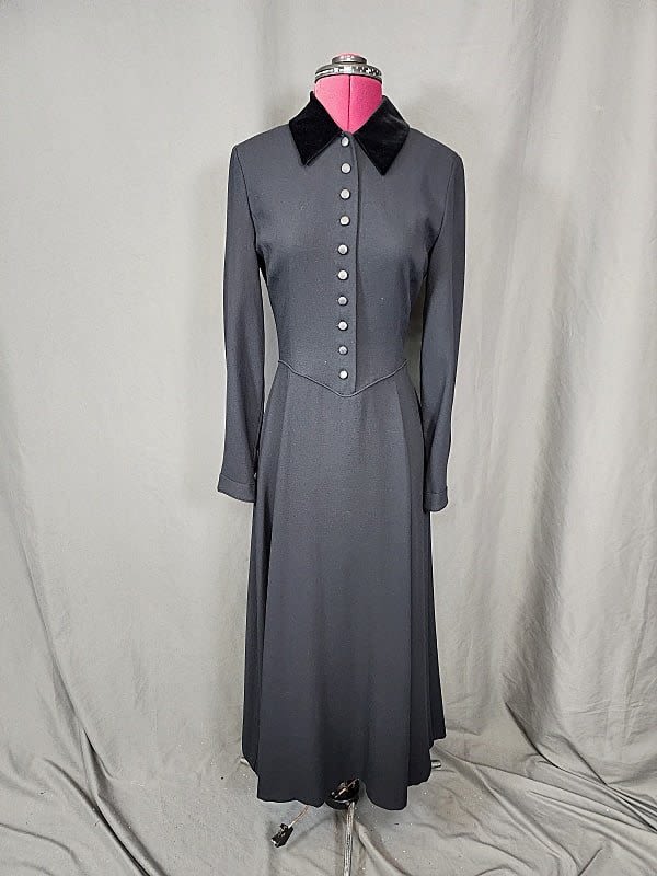 Lot 154: Vintage Black Laura Ashley Dress Size 4