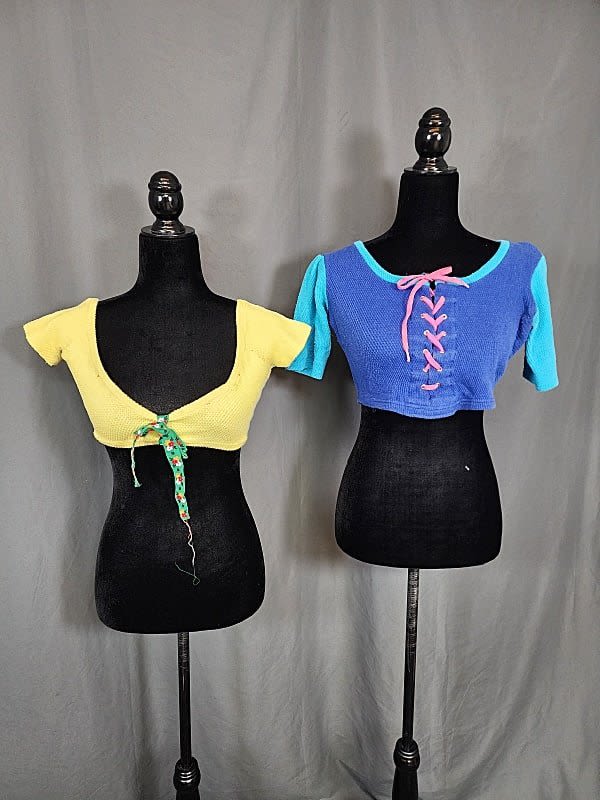 Lot 156: 2 Vintage Betsey Johnson Alley Cat Tops