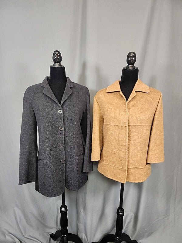 Lot 166: 2 Ladies Fleece Blazers, Ralph Lauren