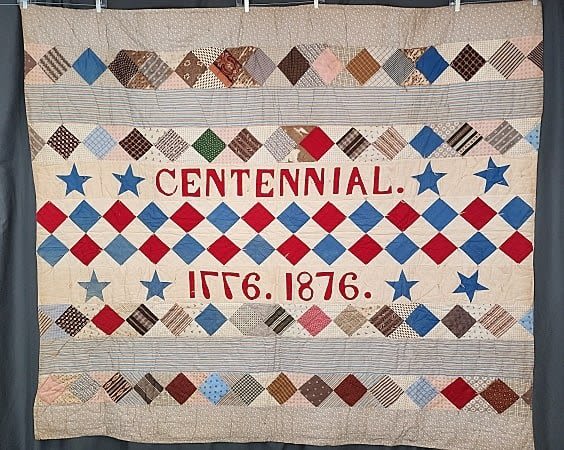 Lot 152: Antique Centennial Quilt