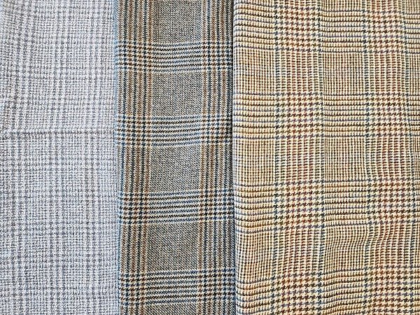 Lot 170: 3 Pieces of Vintage Wool Fabrics-Plaids