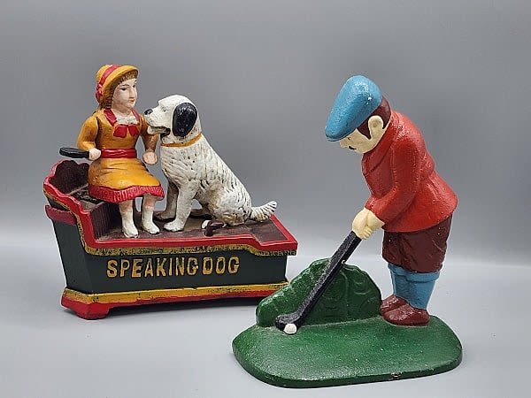 Lot 152: 2 Cast Iron Collectables