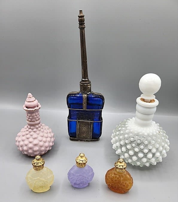 Lot 153: Group of 6 Vintage Perfume Bottles